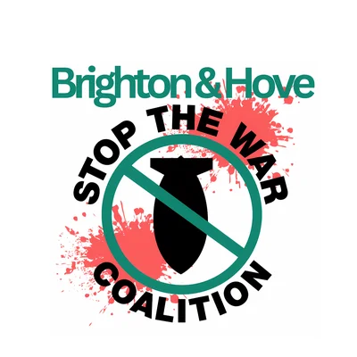 Brighton Stop the War logo