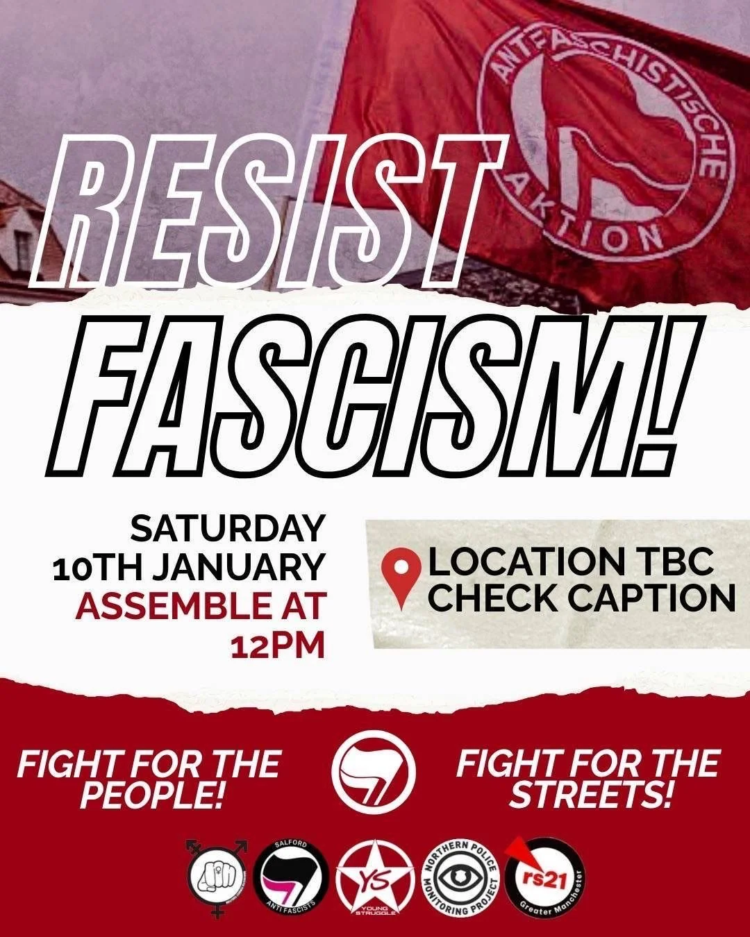 Anti-Racism Protest poster